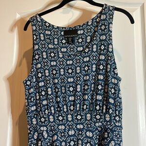 Cynthia Rowley dress NWOT SIZE Medium p2p 19 stretchy knit cotton 💙🤍